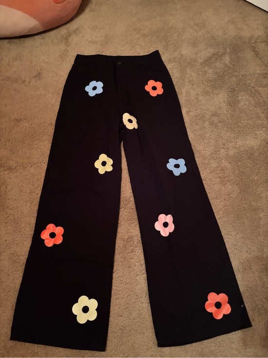 Cider Denim - Cider black jeans with flowers